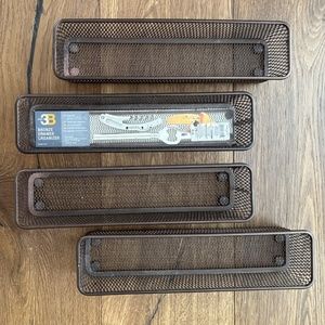Studio 3B Bronze Drawer Organizers (4)